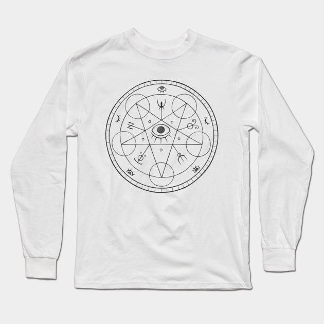 The Eye of the White Witch Long Sleeve T-Shirt by Larily